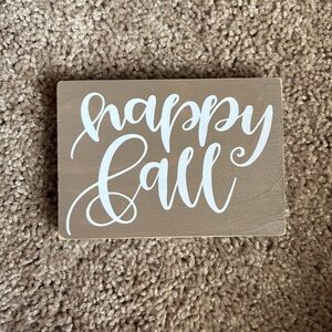 Happy Fall Wooden Wall Decor Sign